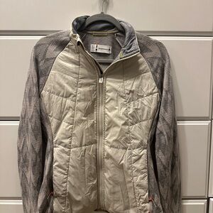 Smartwool Women's Cream and Gray Ski Jacket